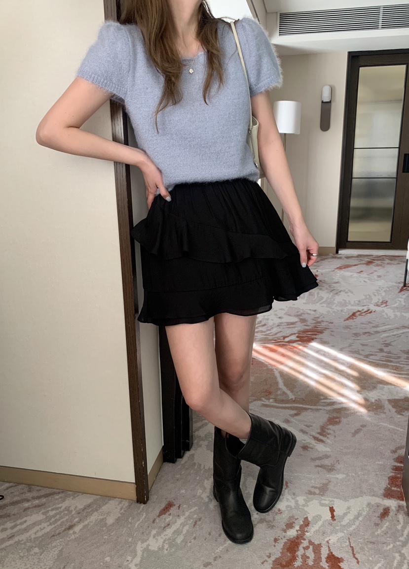 MELLOUNGE-멜라운지-T東大門代購女裝新款25春夏職業短裙MELLOUNGE-T短裙