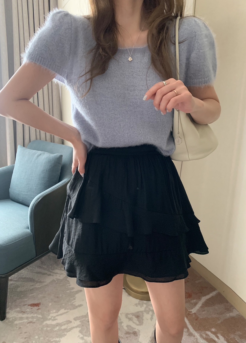 MELLOUNGE-멜라운지-T東大門代購女裝新款25春夏職業短裙MELLOUNGE-T短裙