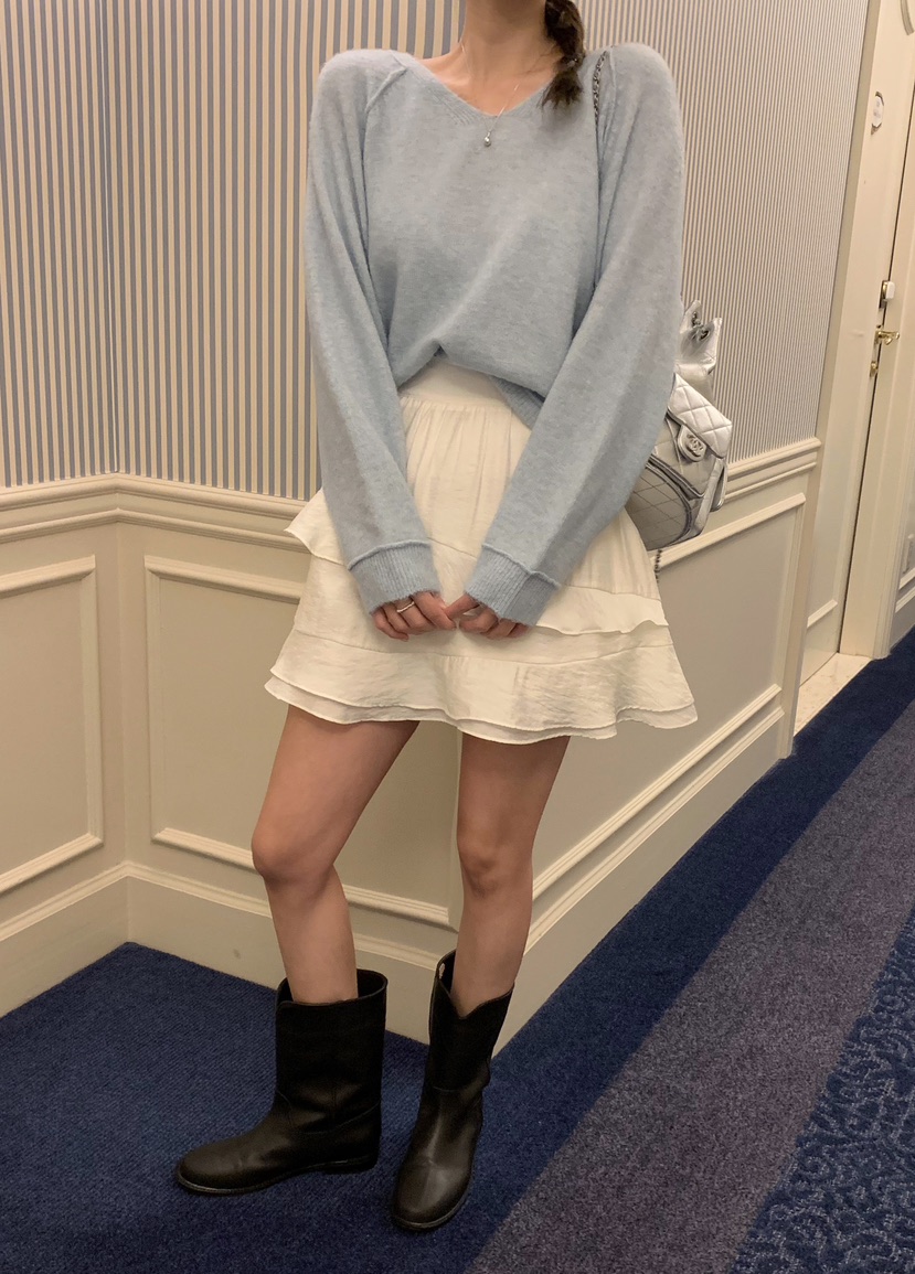 MELLOUNGE-멜라운지-T東大門代購女裝新款25春夏職業短裙MELLOUNGE-T短裙