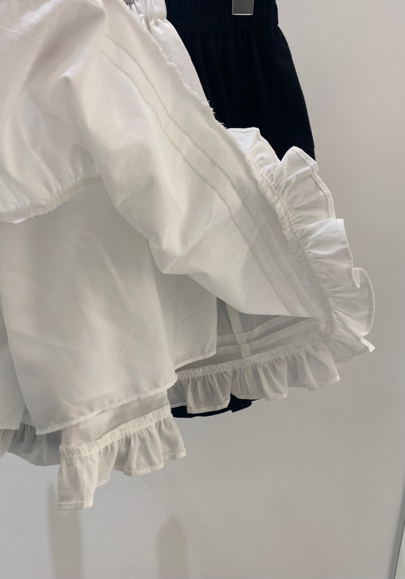 YES韓國代購女士新款推薦休閑真品時尚熱賣職業25春夏短裙褶皺YES短裙