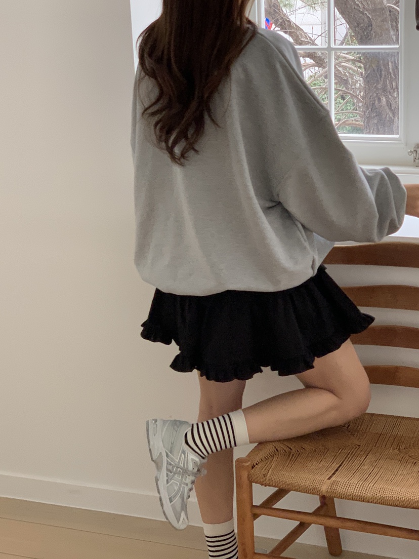 YES韓國代購女士新款推薦休閑真品時尚熱賣職業25春夏短裙褶皺YES短裙