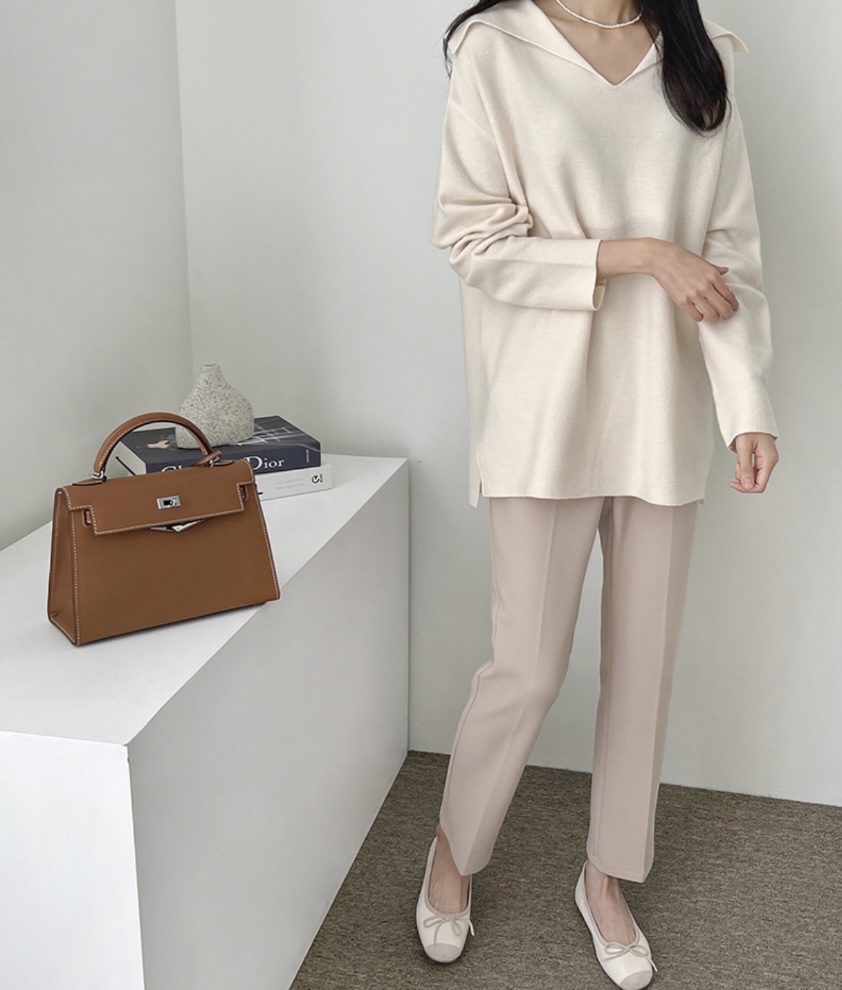 I BLLE東大門代購女士新品真品休閑時尚25春夏職業推薦針織衫I BLLE針織衫