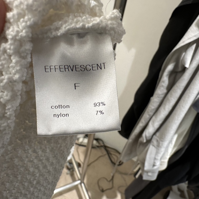 EFFERVESCENT韓國直郵東大門實拍女裝新款推薦25春夏針織衫寬松evc/effervescent針織衫