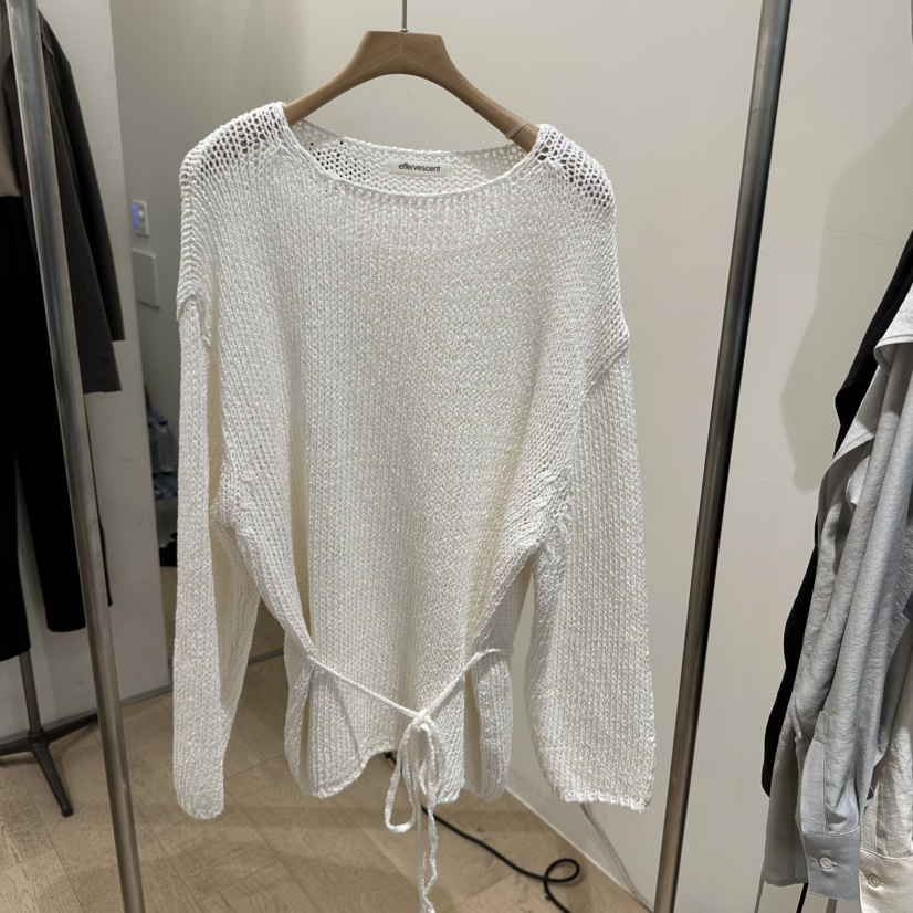 EFFERVESCENT韓國直郵東大門實拍女裝新款推薦25春夏針織衫寬松evc/effervescent針織衫圖色1