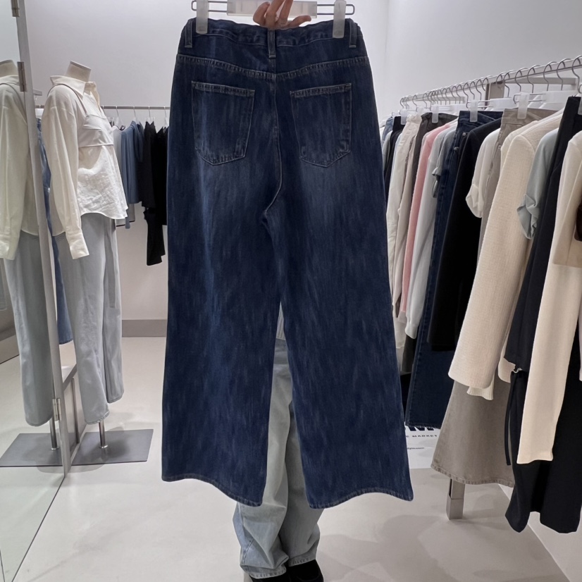 ACME直郵韓國代購女裝新品25春季熱賣職業人氣休閑時尚牛仔褲ACME牛仔褲