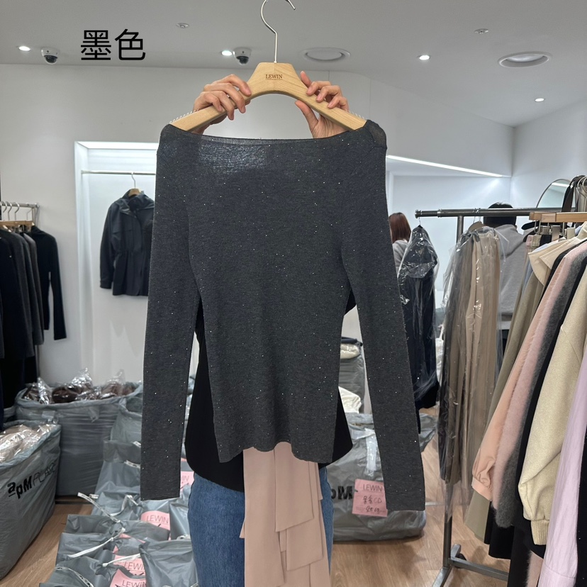 LEWIN東大門實拍女士新品人氣休閑推薦真品時尚職業熱賣針織衫LEWIN針織衫圖色2