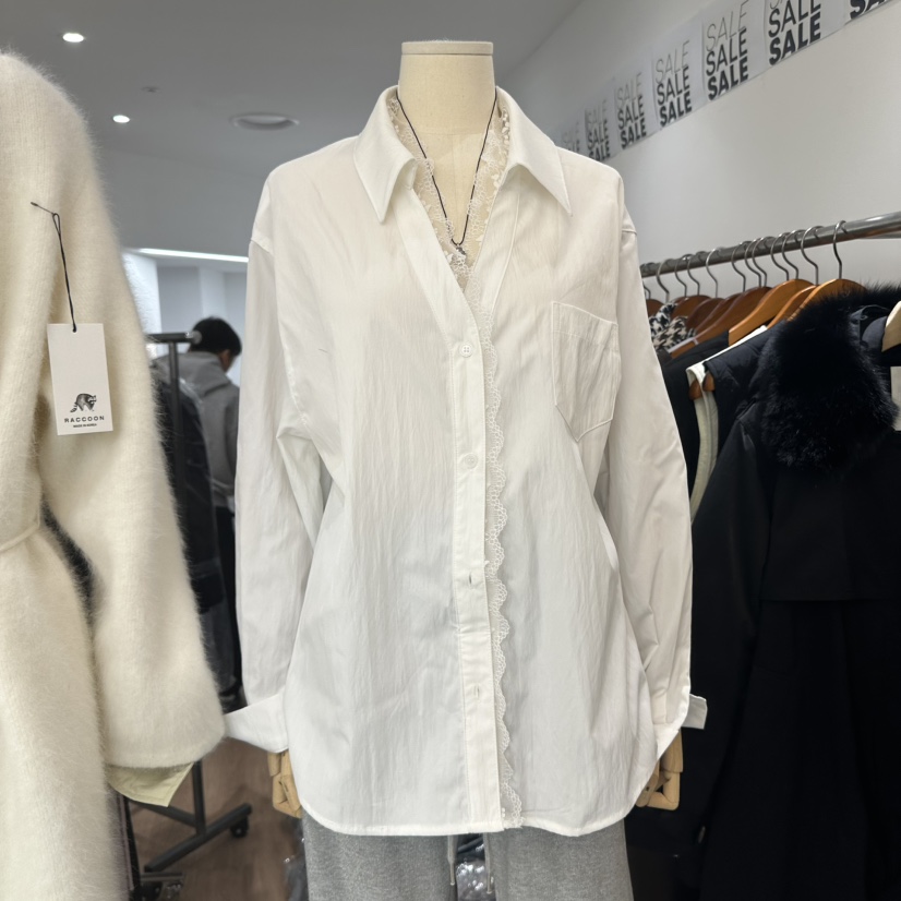 LEWIN東大門實拍女裝新品25春夏推薦職業人氣真品襯衫蕾絲衫LEWIN襯衫/蕾絲衫圖色3