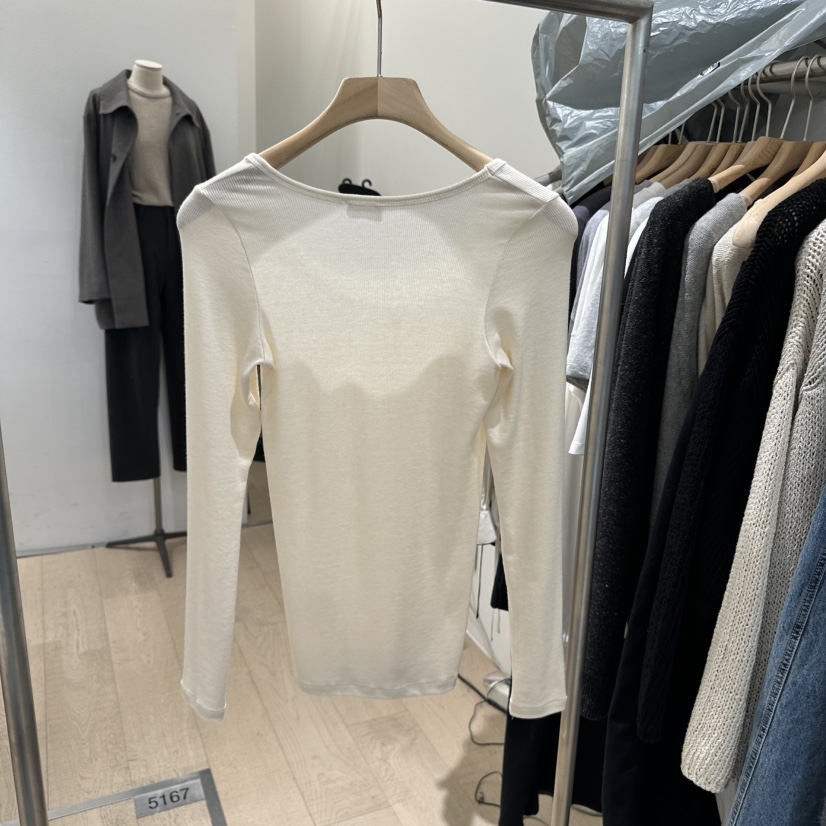 EFFERVESCENT直郵韓國代購女裝新品推薦25春夏休閑時尚長袖T恤evc/effervescent長袖T恤