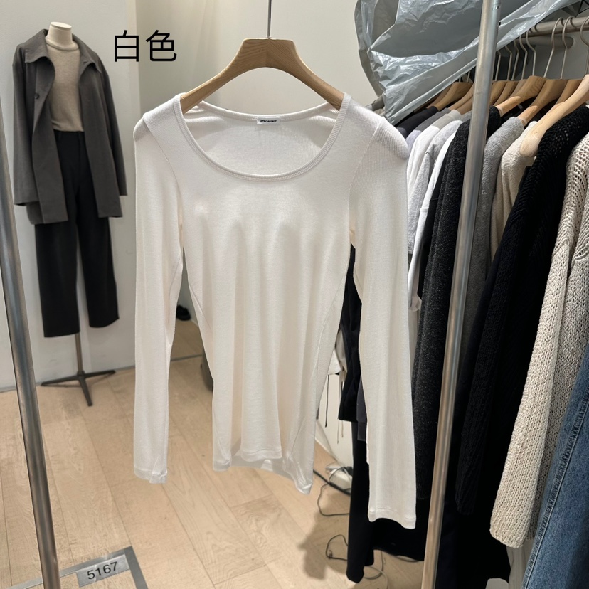 EFFERVESCENT直郵韓國代購女裝新品推薦25春夏休閑時尚長袖T恤evc/effervescent長袖T恤圖色2