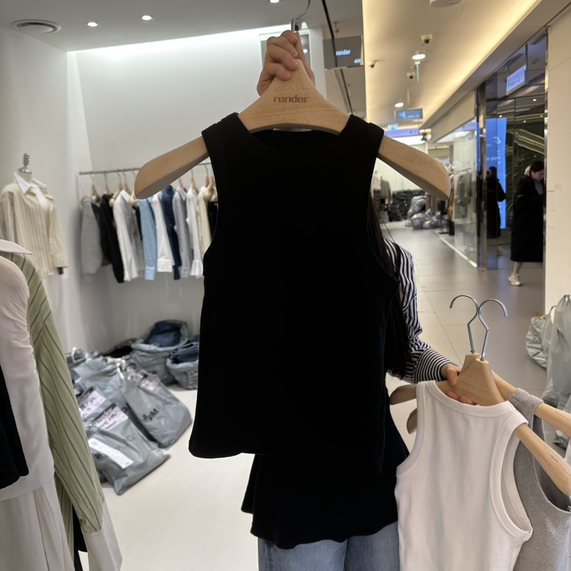 RENDER韓國直郵女裝新款真品職業推薦時尚人氣熱賣吊帶背心RENDER吊帶/背心圖色3