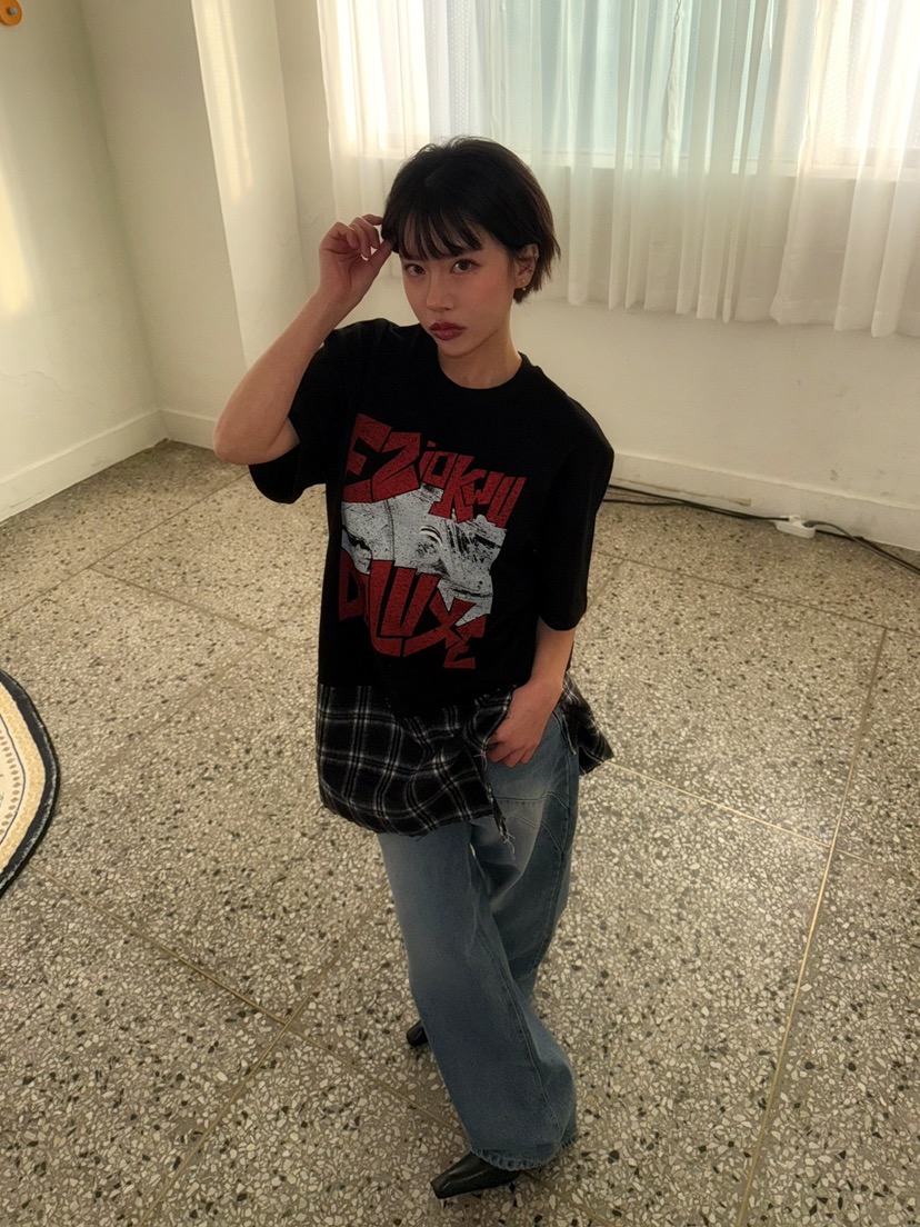 AWESOMESAUCE直郵韓國代購女裝新款職業25春夏休閑真品時尚T恤AWESOME SAUCET恤