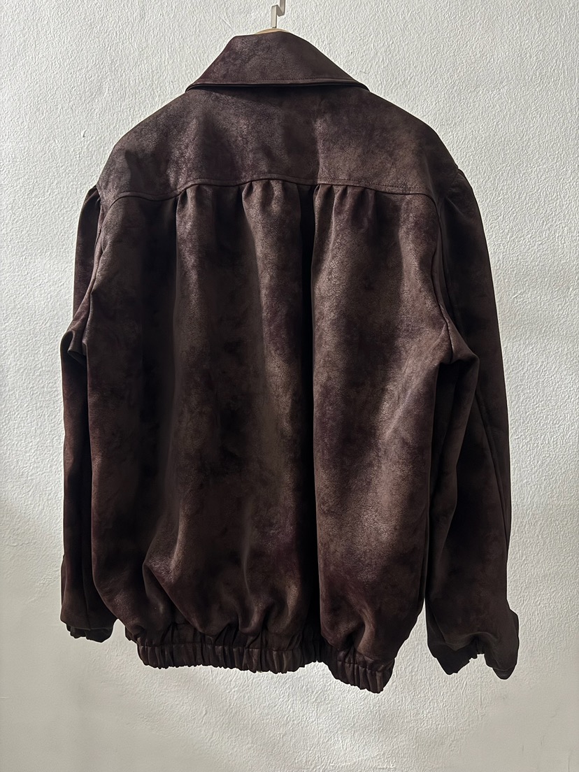 AWESOMESAUCE韓國直郵東大門代購女裝新品時尚皮衣皮革褶皺AWESOME SAUCE皮衣