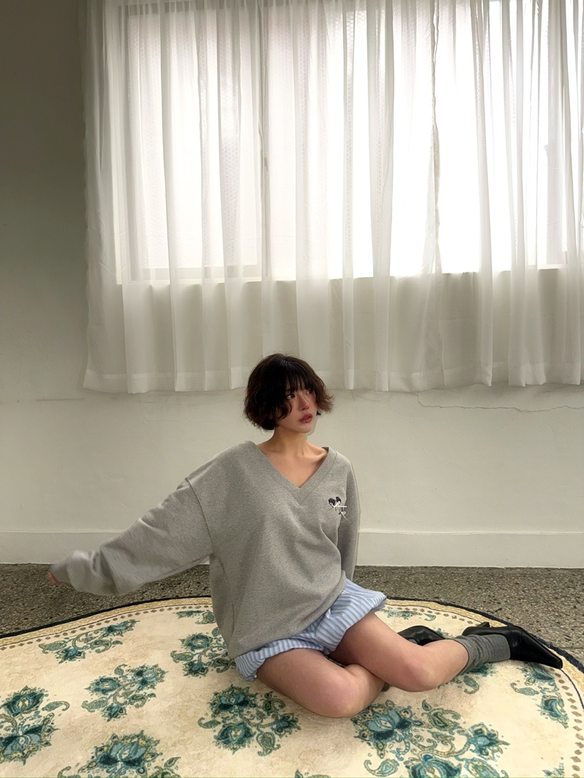AWESOMESAUCE韓國直郵女裝新品熱賣25春夏時尚休閑真品衛衣AWESOME SAUCE衛衣