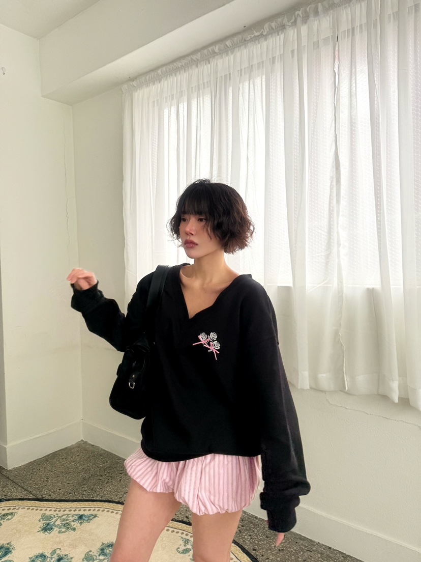 AWESOMESAUCE韓國直郵女裝新品熱賣25春夏時尚休閑真品衛衣AWESOME SAUCE衛衣