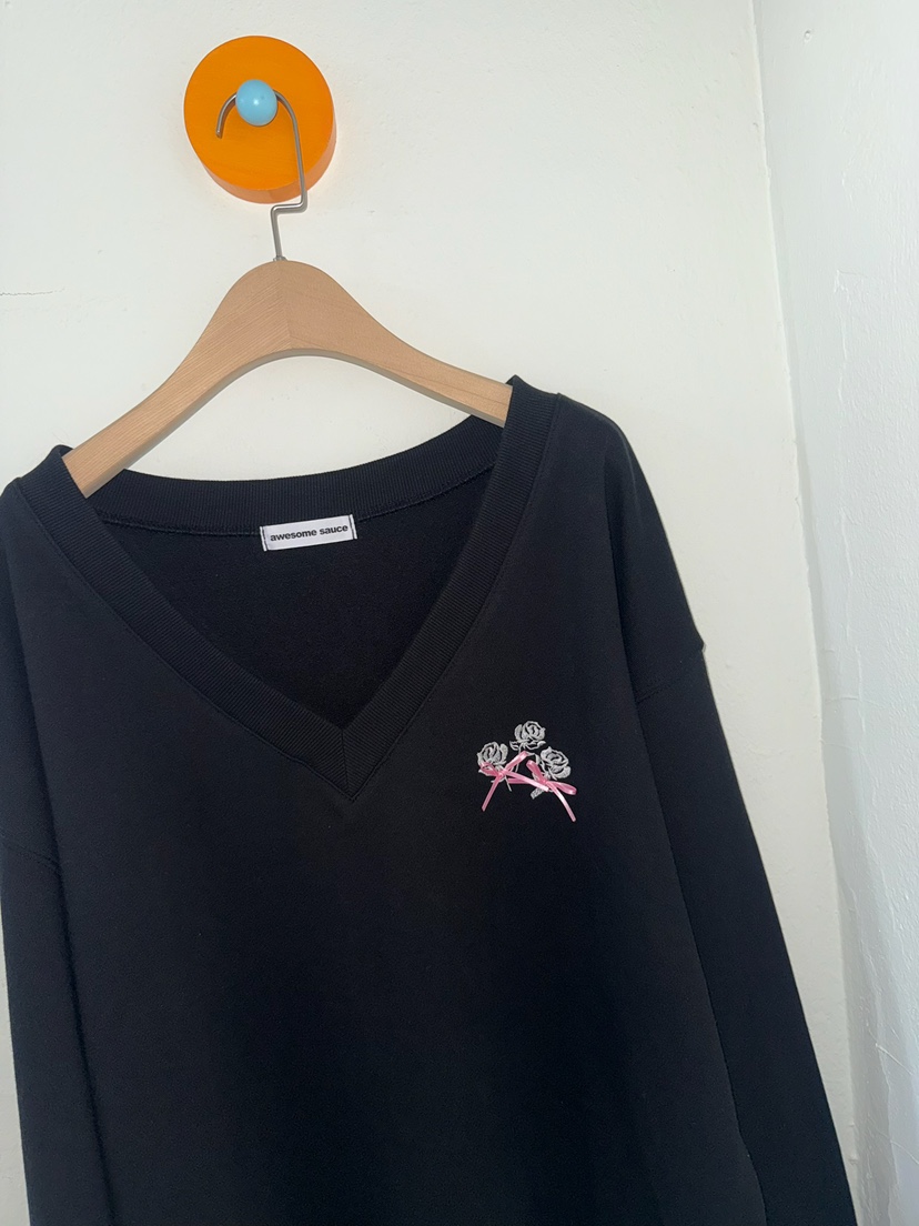 AWESOMESAUCE韓國直郵女裝新品熱賣25春夏時尚休閑真品衛衣AWESOME SAUCE衛衣