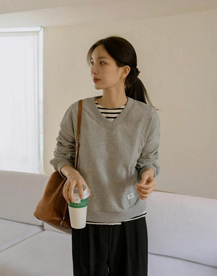 KKANNJUU韓國直郵東大門實拍女裝新款推薦時尚真品職業衛衣KKAMJUU衛衣