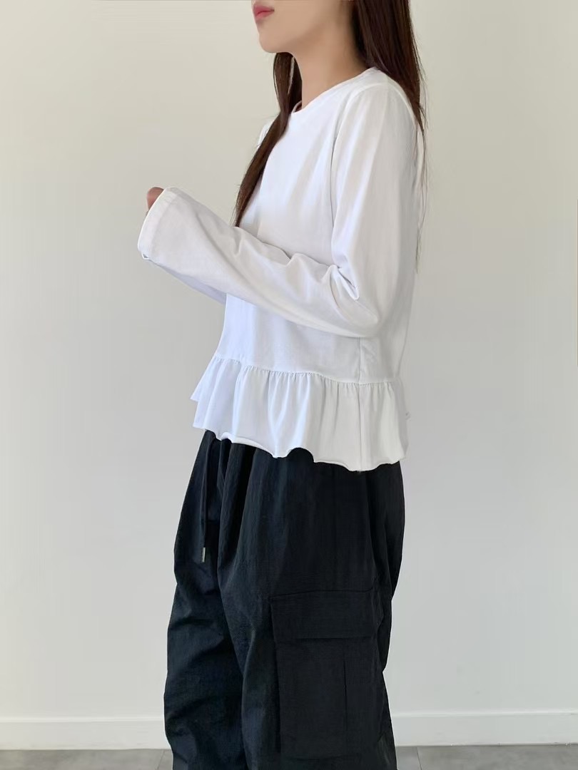 BRAND MARKET-브랜드마켓-T直郵韓國代購女裝新款人氣長袖T恤BRAND MARKET-OT長袖T恤