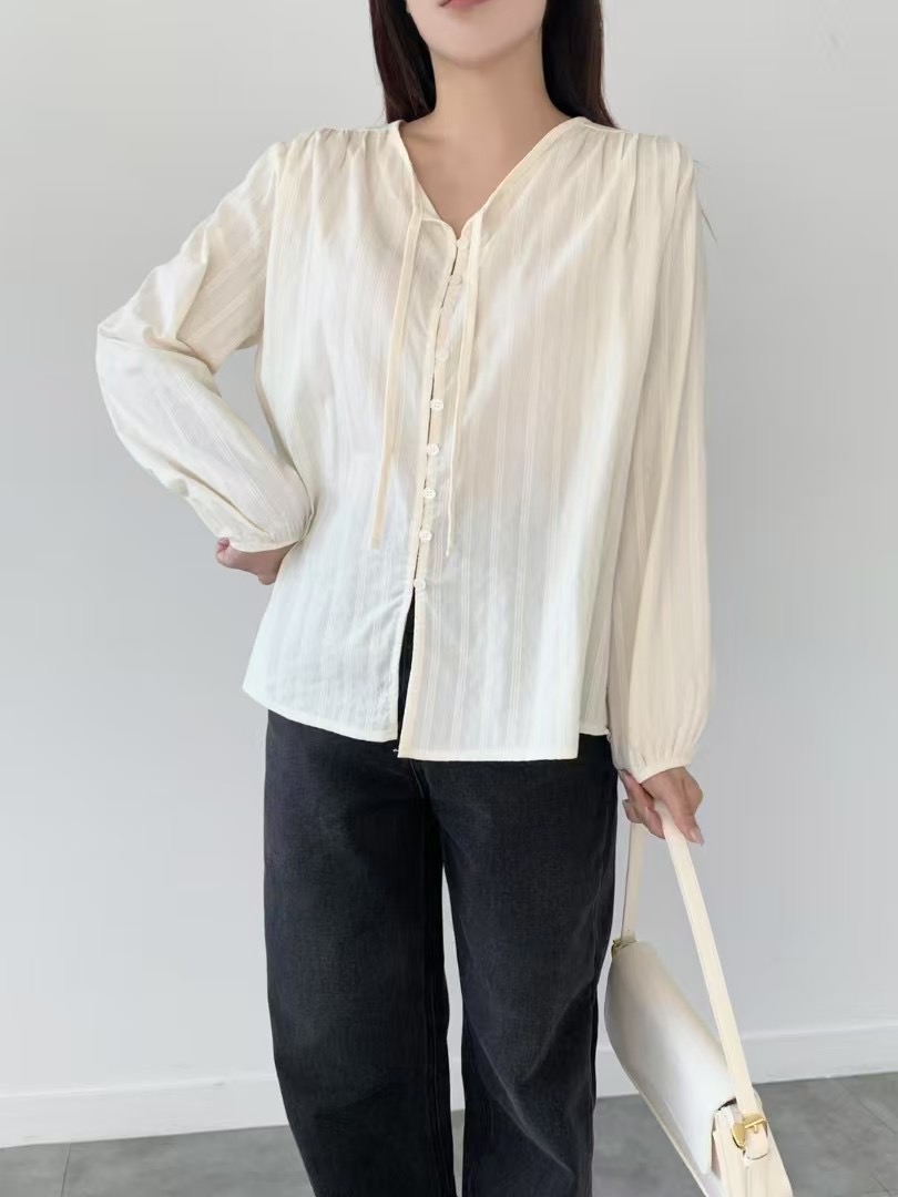 BRAND MARKET-브랜드마켓-T直郵韓國代購女裝新品人氣襯衫蕾絲衫蕾絲BRAND MARKET-OT襯衫/蕾絲衫