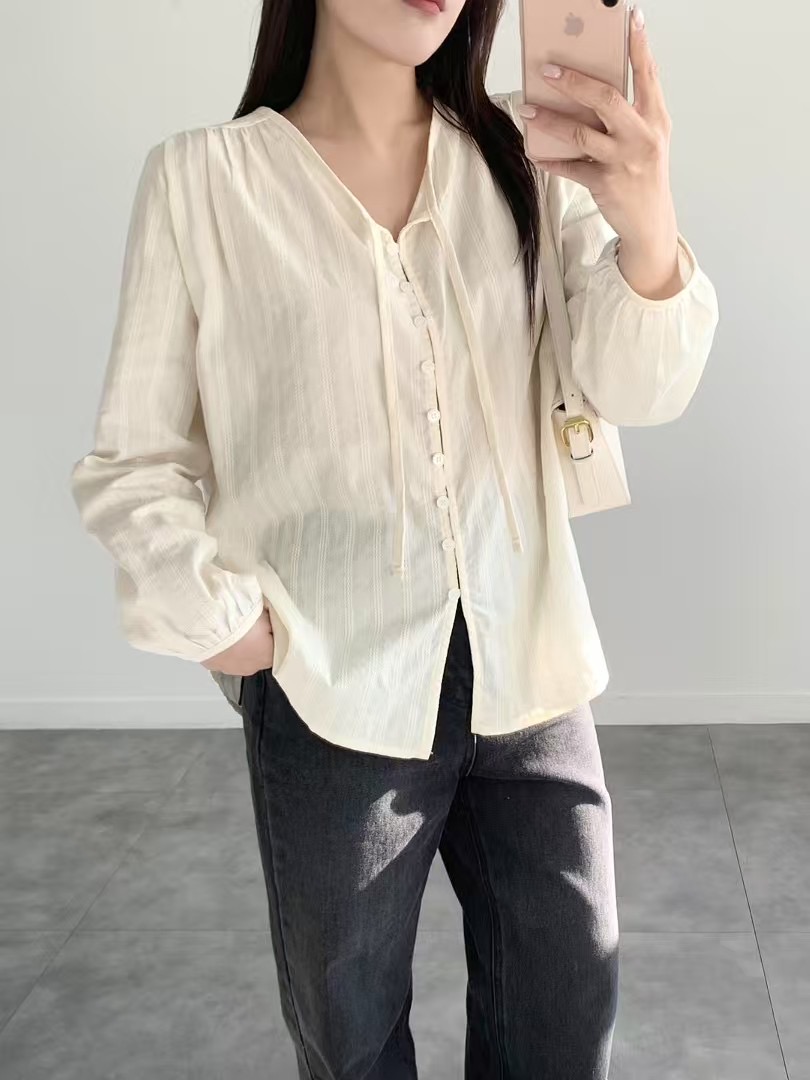 BRAND MARKET-브랜드마켓-T直郵韓國代購女裝新品人氣襯衫蕾絲衫蕾絲BRAND MARKET-OT襯衫/蕾絲衫圖色2