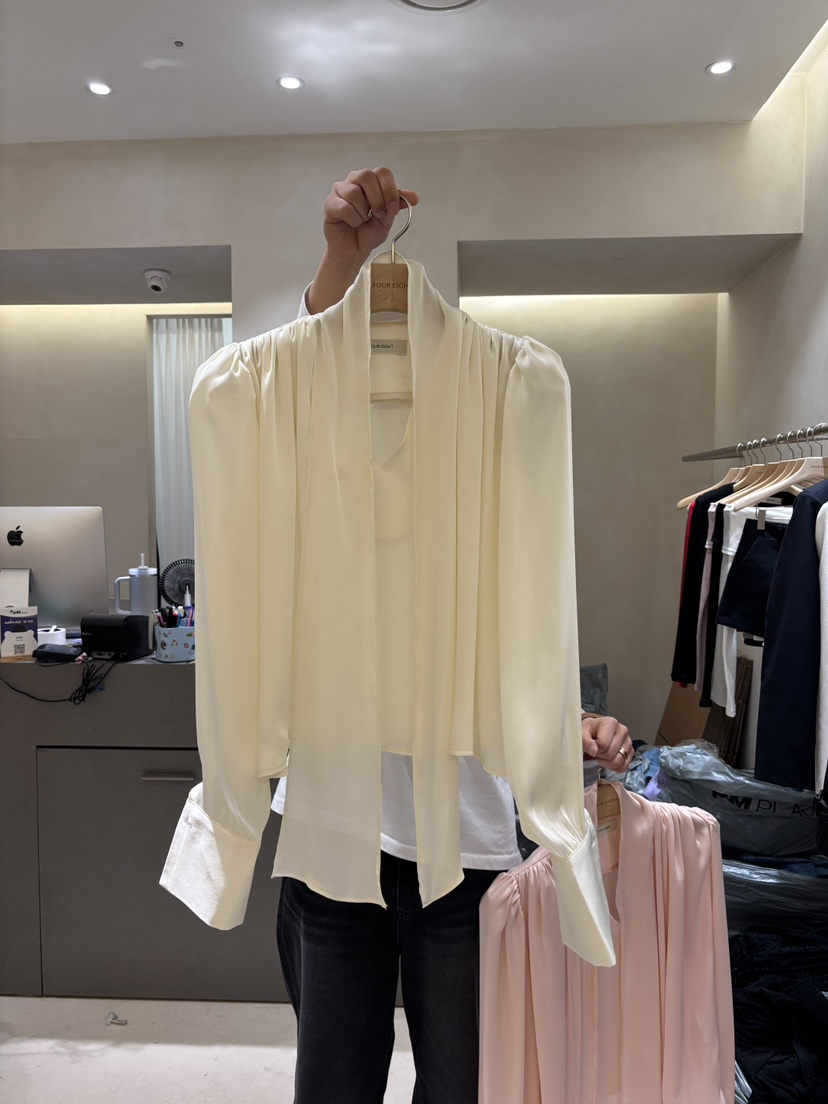 FOUREIGHT直郵韓國代購女裝新品人氣時尚推薦25春夏襯衫蕾絲衫FOUR EIGHT襯衫/蕾絲衫