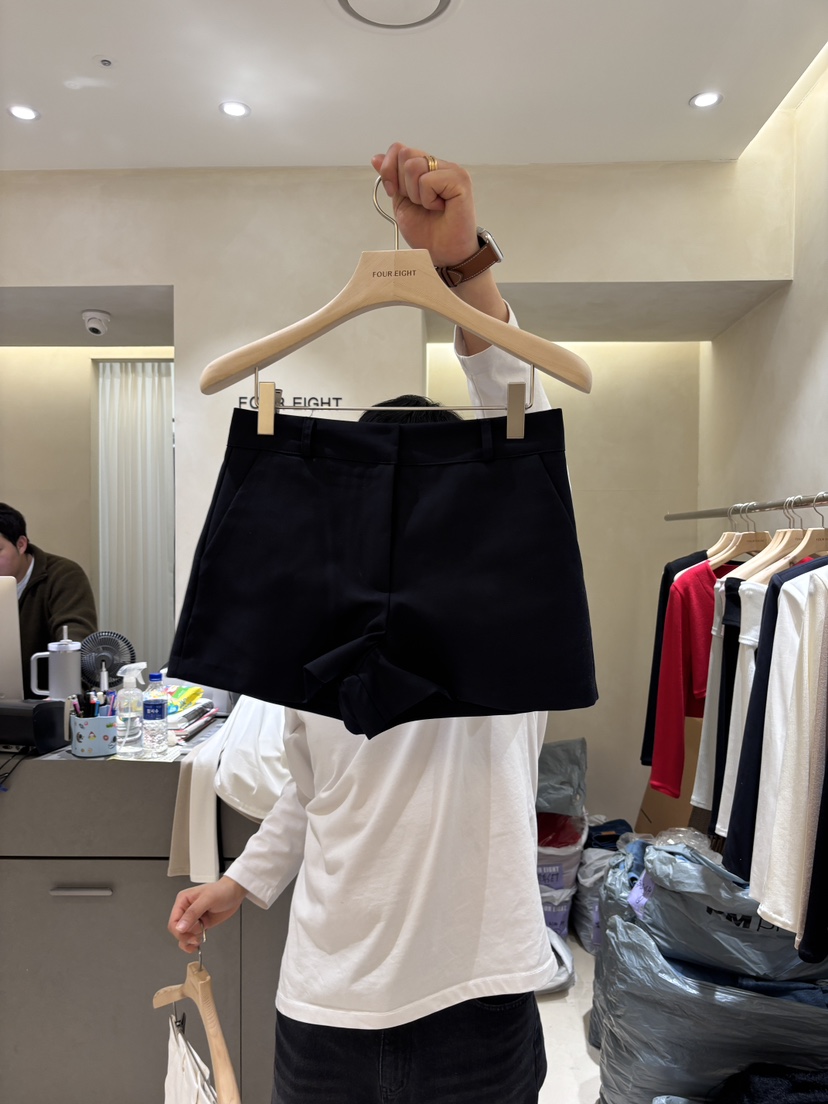 FOUREIGHT韓國直郵東大門實拍女裝新品熱賣推薦休閑25春夏短褲FOUR EIGHT短褲圖色2