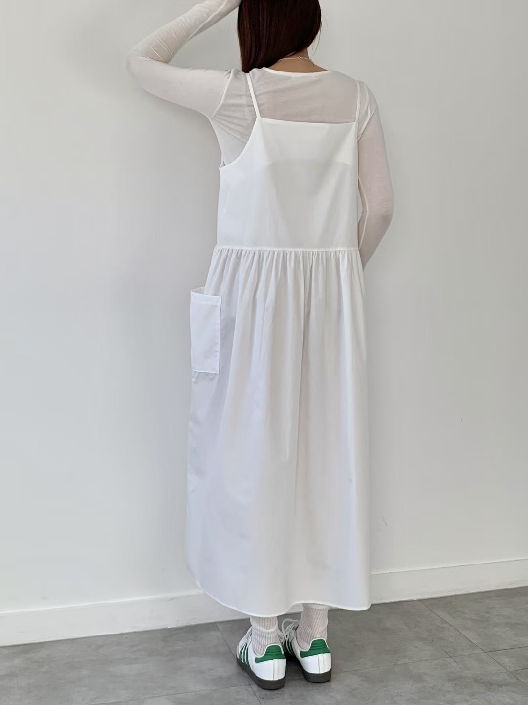 BRAND MARKET-브랜드마켓-T直郵韓國代購女裝新品25春夏連衣裙口袋BRAND MARKET-OT連衣裙
