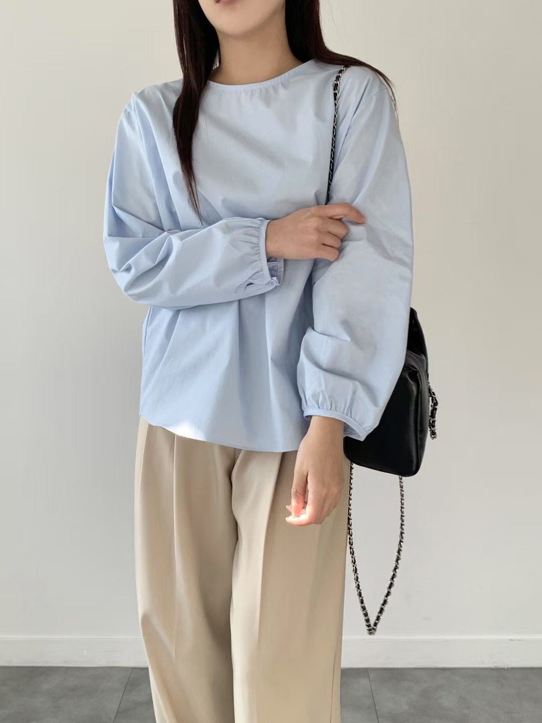 BRAND MARKET-브랜드마켓-T韓國直郵東大門實拍女裝新品職業襯衫蕾絲衫BRAND MARKET-OT襯衫/蕾絲衫