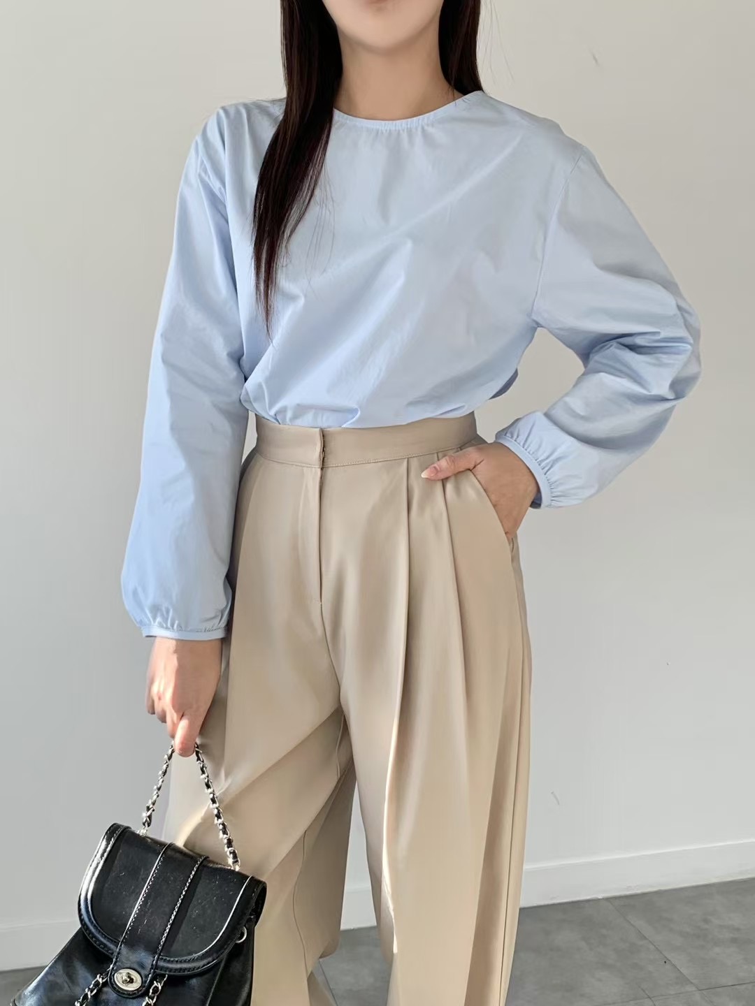 BRAND MARKET-브랜드마켓-T韓國直郵東大門實拍女裝新品職業襯衫蕾絲衫BRAND MARKET-OT襯衫/蕾絲衫