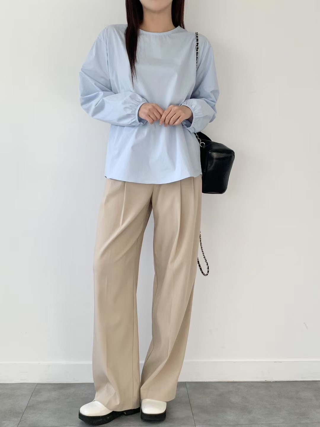 BRAND MARKET-브랜드마켓-T韓國直郵東大門實拍女裝新品職業襯衫蕾絲衫BRAND MARKET-OT襯衫/蕾絲衫