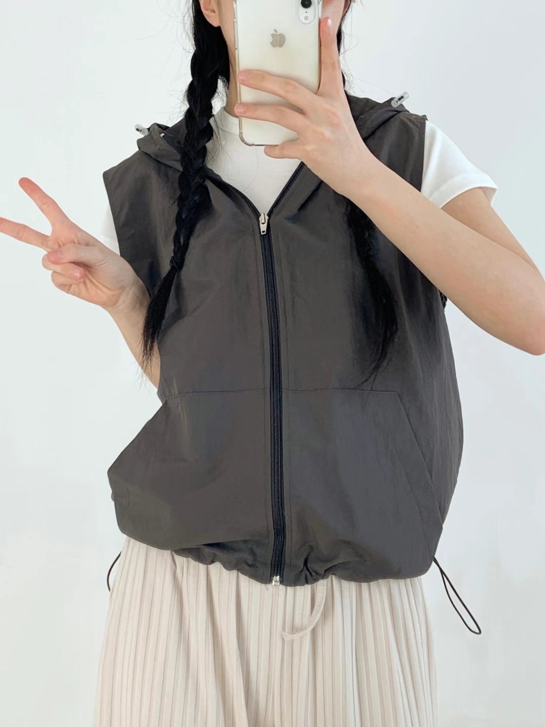 WOO SUNG直郵韓國代購女裝新品熱賣推薦時尚人氣職業休閑馬甲WOO SUNG馬甲圖色2