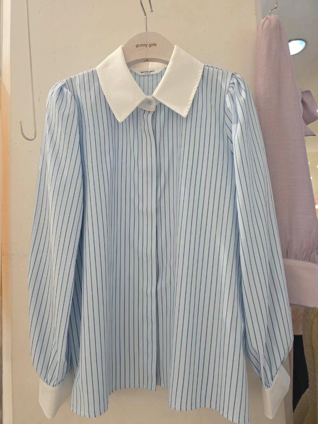GUNNY GIRLS-거니걸스-T直郵韓國代購女裝新品推薦襯衫蕾絲衫GUNNY GIRLS襯衫/蕾絲衫圖色3