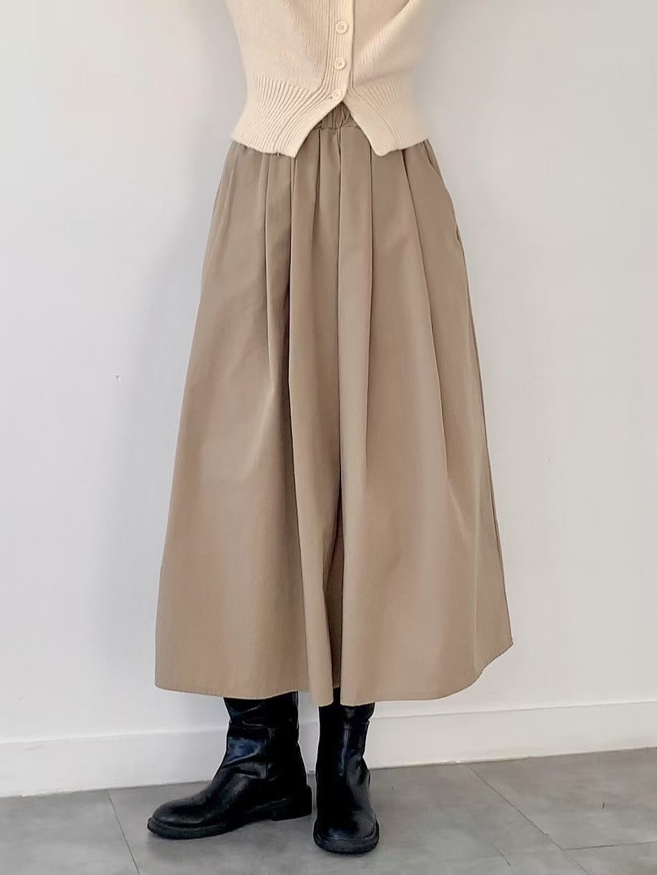 BRAND MARKET-브랜드마켓-T韓國直郵女裝新品人氣長裙百褶BRAND MARKET-OT長裙