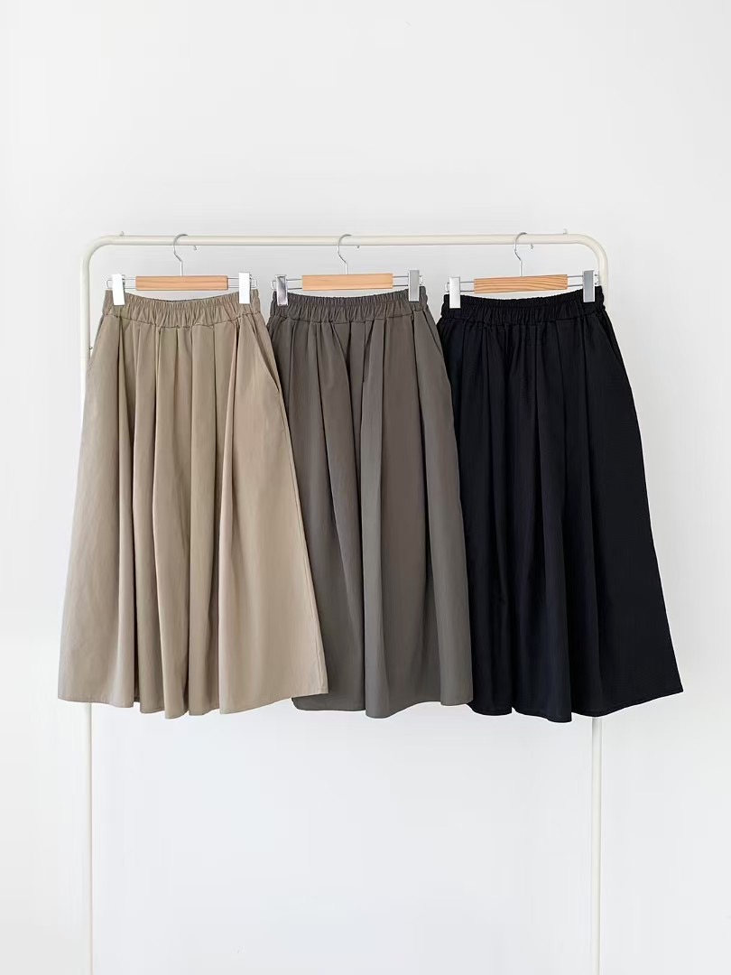 BRAND MARKET-브랜드마켓-T韓國直郵女裝新品人氣長裙百褶BRAND MARKET-OT長裙圖色3左三色