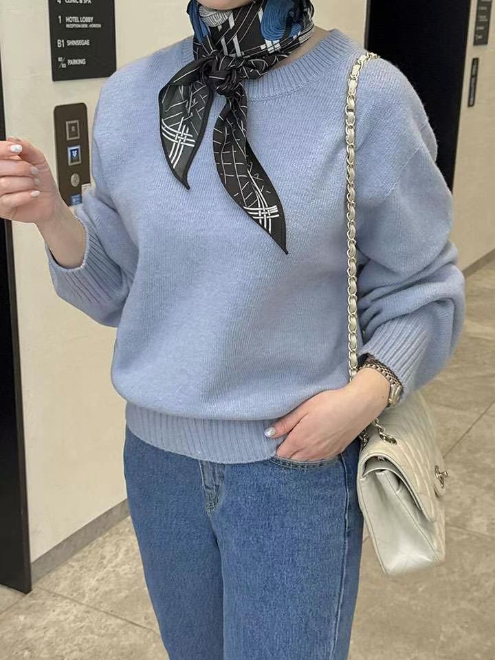SMILE韓國直郵女裝新品推薦休閑時尚人氣真品職業熱賣針織衫SMILE針織衫