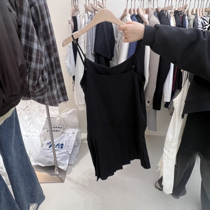 FLAUNT韓國直郵東大門代購女裝新品25春夏人氣休閑職業連衣裙FLAUNT連衣裙