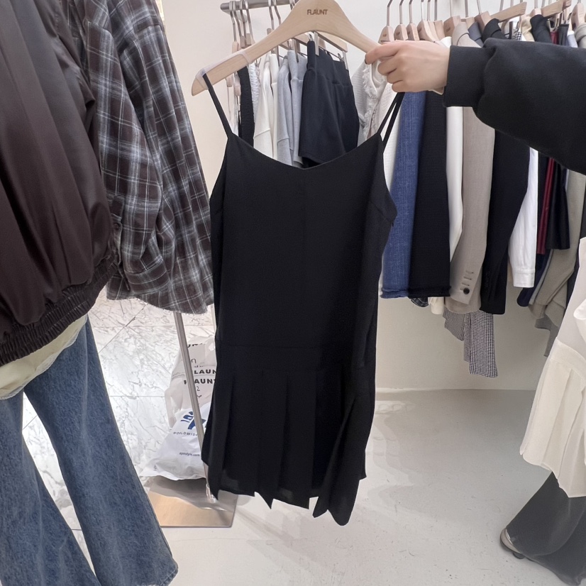 FLAUNT韓國直郵東大門代購女裝新品25春夏人氣休閑職業連衣裙FLAUNT連衣裙圖色2