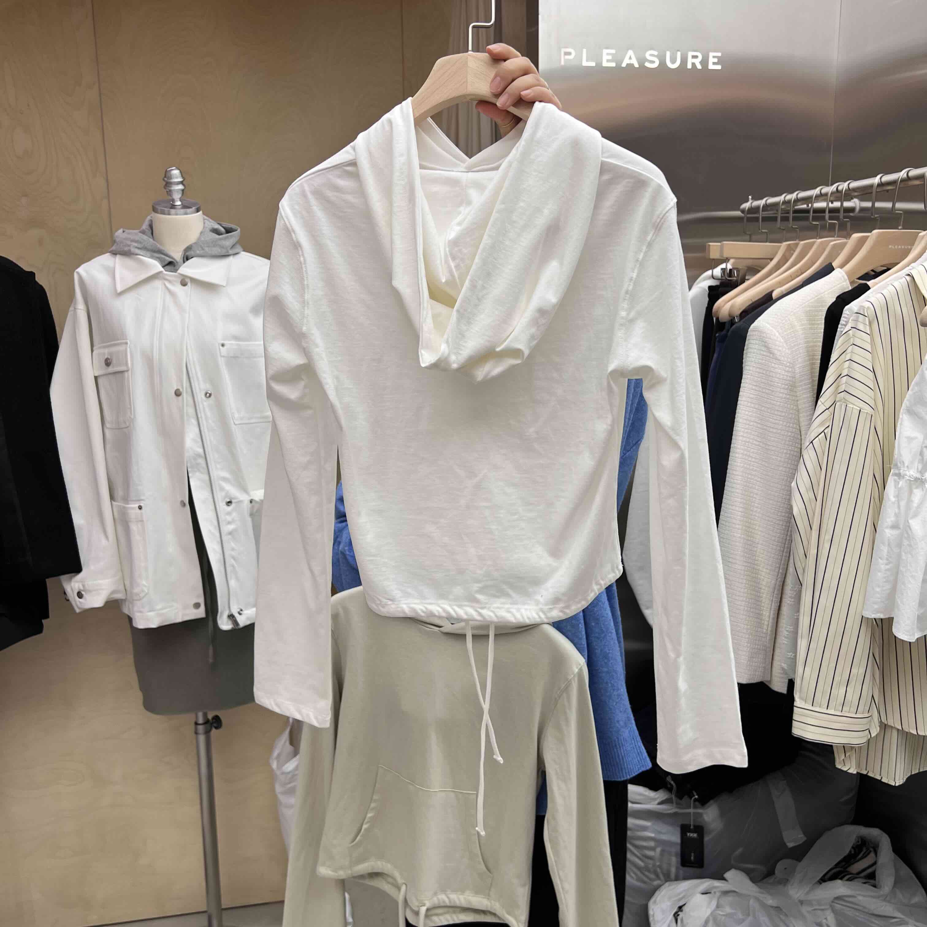 PLEASURE韓國直郵東大門代購女裝新品時尚真品人氣職業長袖T恤PLEASURE長袖T恤