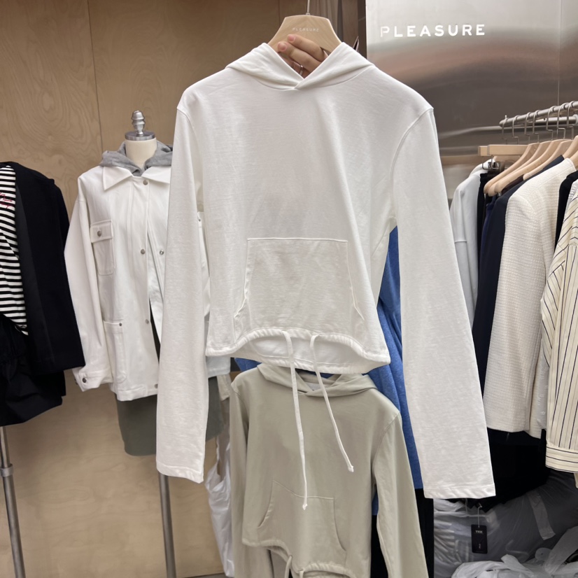 PLEASURE韓國直郵東大門代購女裝新品時尚真品人氣職業長袖T恤PLEASURE長袖T恤圖色1