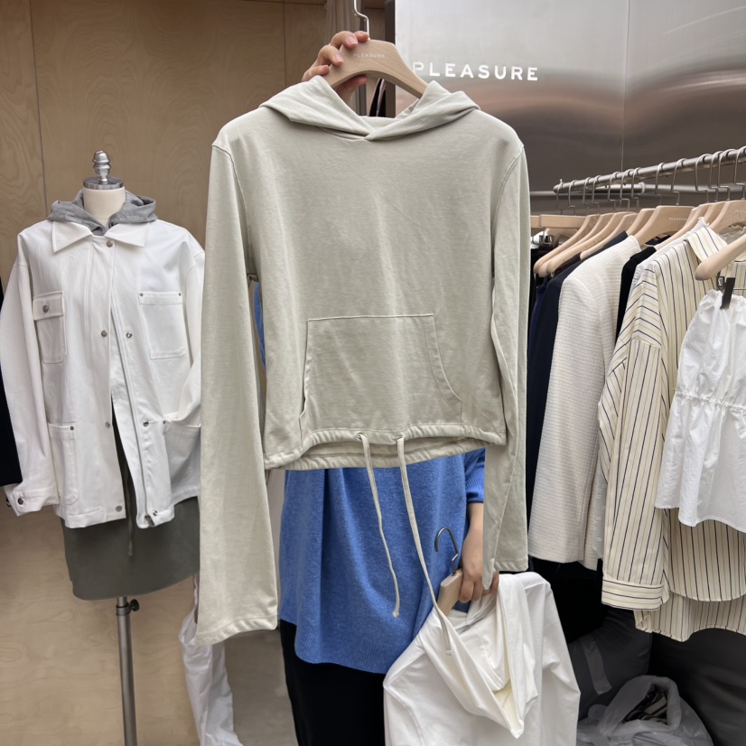 PLEASURE韓國直郵東大門代購女裝新品時尚真品人氣職業長袖T恤PLEASURE長袖T恤圖色2