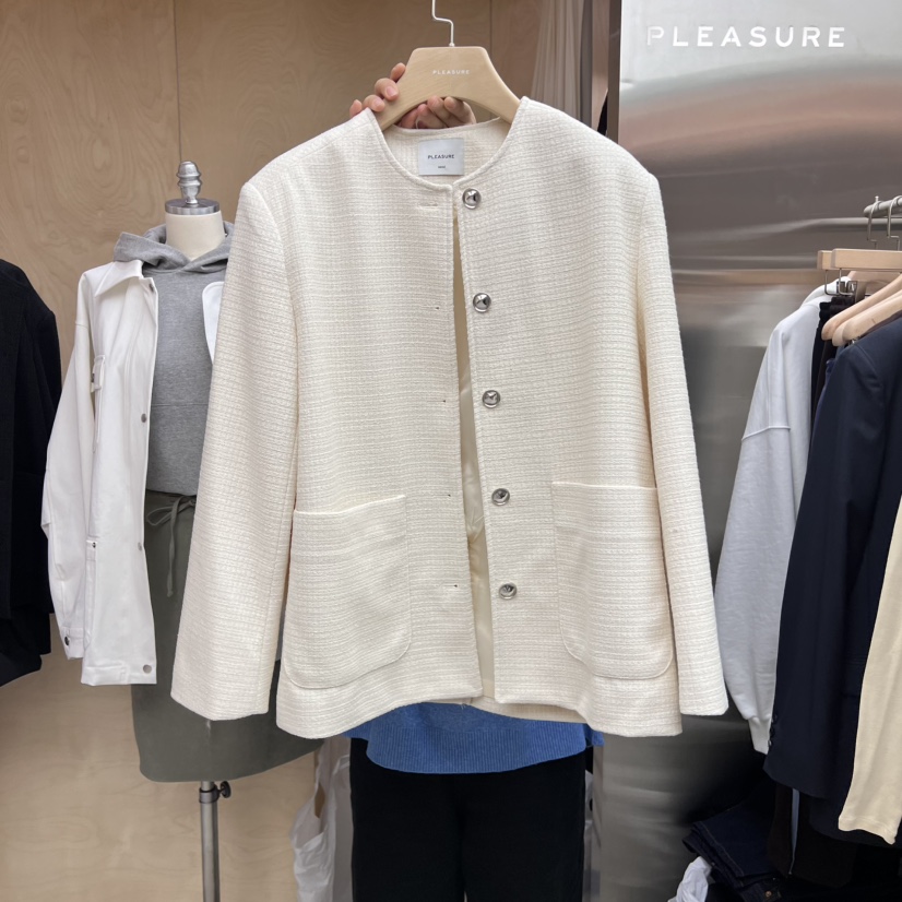 PLEASURE韓國直郵東大門代購女裝新品推薦真品25春夏休閑夾克PLEASURE夾克