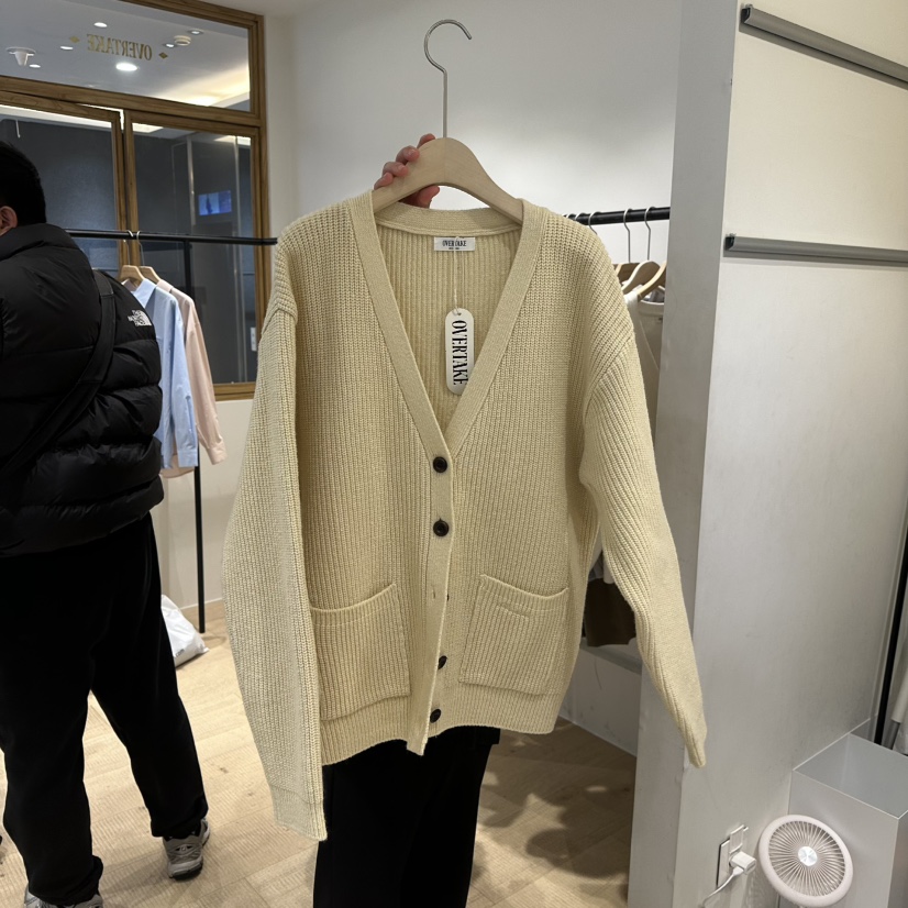 OVERTAKE韓國直郵東大門代購女裝新品真品職業時尚25春夏針織衫OVERTAKE針織衫圖色4
