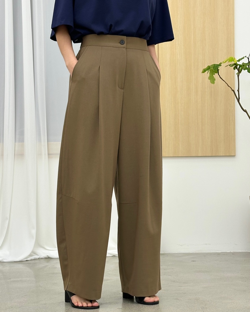 BUT韓國直郵東大門代購女裝新品職業推薦熱賣25春夏正裝褲西褲button正裝褲/西褲圖色2