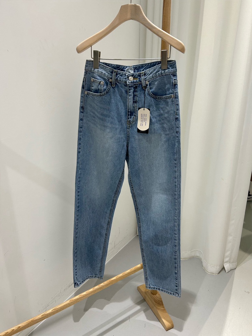 COBALT BLUE韓國代購女裝新品推薦真品時尚25春夏職業牛仔褲COBALT BLUE牛仔褲