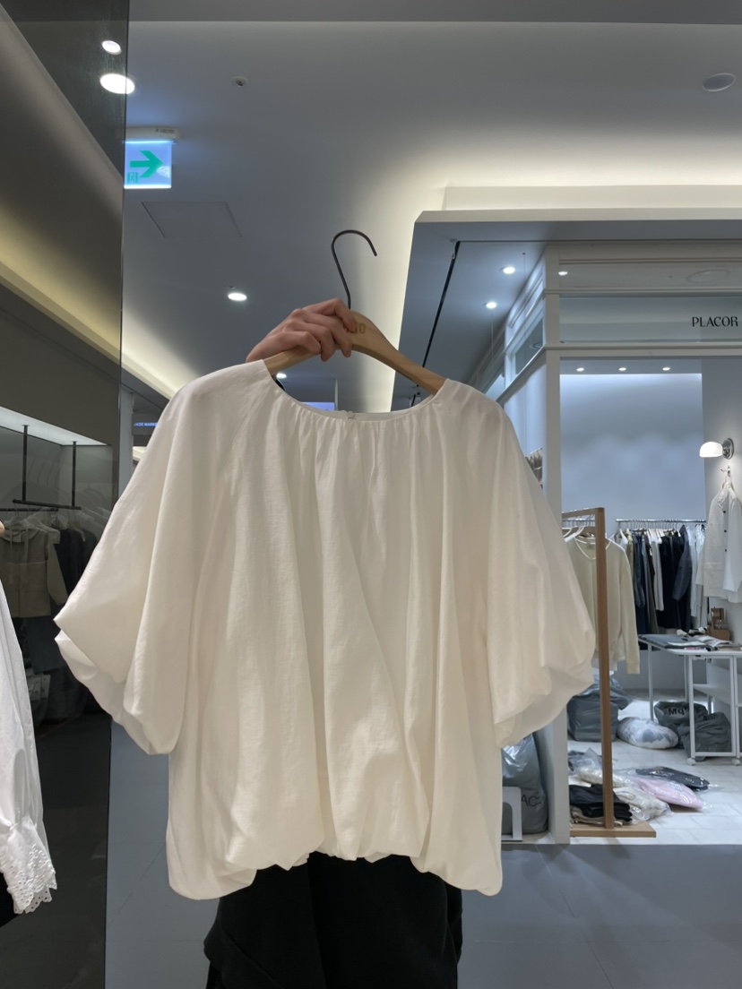 OHAO東大門代購女士新款熱賣推薦人氣時尚真品25春夏襯衫蕾絲衫OHAO/HA MONG襯衫/蕾絲衫圖色1