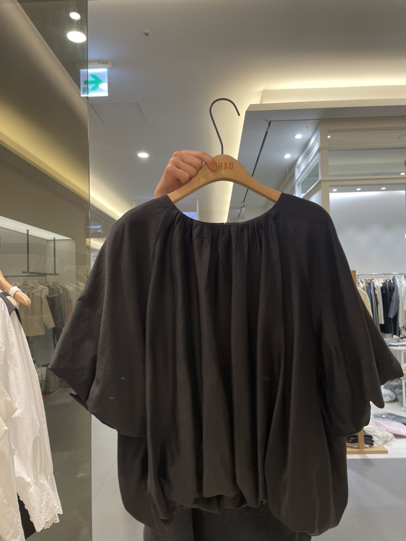 OHAO東大門代購女士新款熱賣推薦人氣時尚真品25春夏襯衫蕾絲衫OHAO/HA MONG襯衫/蕾絲衫圖色2