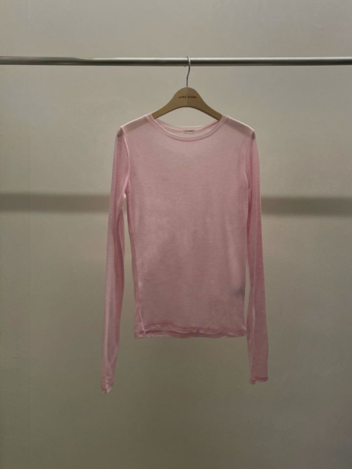 LA MUETTE/JAMIESTONE韓國直郵女士新款真品25春夏長袖T恤羊毛FLAT GARDEN/LA MUETTE/JAMIESTONE長袖T恤