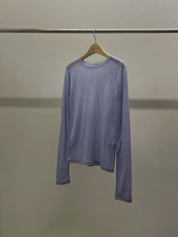 LA MUETTE/JAMIESTONE韓國直郵女士新款真品25春夏長袖T恤羊毛FLAT GARDEN/LA MUETTE/JAMIESTONE長袖T恤圖色4