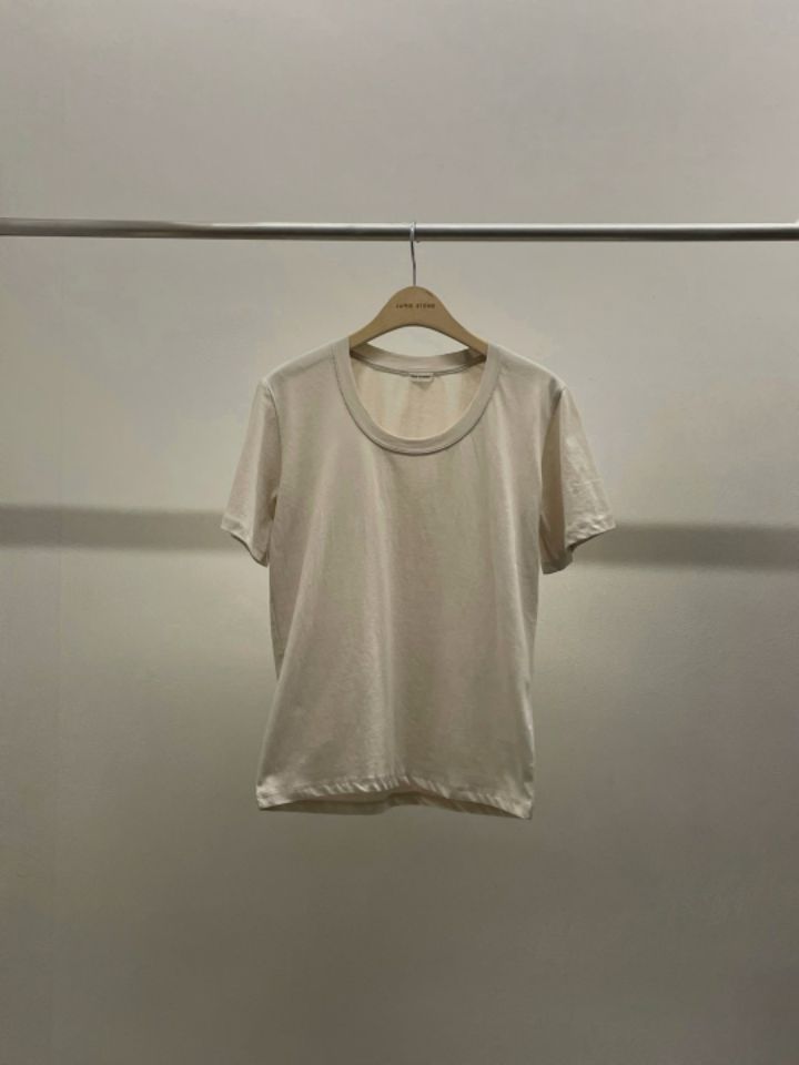 LA MUETTE/JAMIESTONE韓國代購女裝新品推薦真品25春夏T恤FLAT GARDEN/LA MUETTE/JAMIESTONET恤圖色2