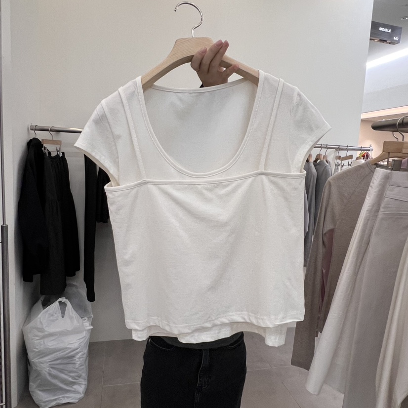 MOIBLE韓國直郵東大門代購女裝新款休閑時尚真品職業推薦T恤PORTS MOSST恤