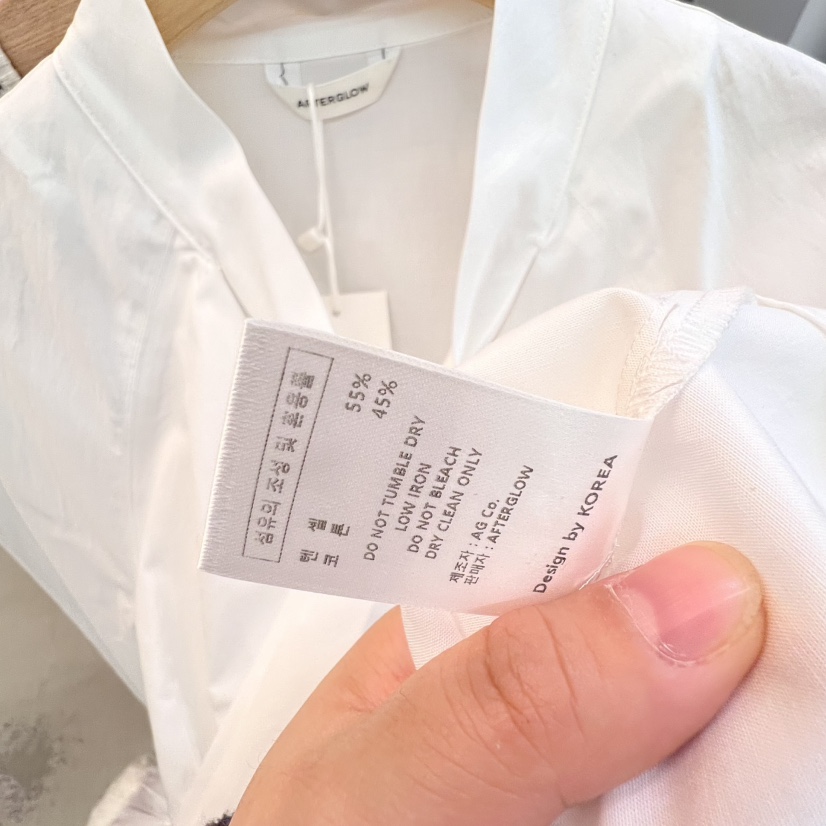 AFTERGLOW韓國直郵東大門代購女裝新款人氣襯衫蕾絲衫蝴蝶結寬松AFTERGLOW襯衫/蕾絲衫